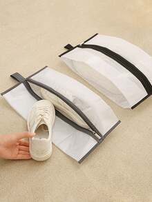 Bolsa de Armazenamento Transparente para Sapatos e Botas, Bolsa de Armazenamento de Botas, Bolsa de Armazenamento de Sapatos À Prova d'Água e à Prova de Poeira, Bolsa de Armazenamento Portátil e Dobrável, Organização de Armazenamento de Sapatos, Reutilizável, Protetores de Sapato, Itens Domésticos, Itens Essenciais para o Lar, Acessórios de Viagem