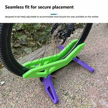 Stojak na rowery do użytku domowego, uniwersalny, podłogowy, regulowany, ekspozycyjny stojak na rowery Wheelie, do użytku wewnątrz i na zewnątrz, stojak na rowery szosowe i górskie – regulowana podstawa, stała podpórka i funkcja ekspozycji, uchwyt na rower do użytku domowego, do bezpiecznego przechowywania