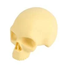 DQFART Modello di teschio in silicone per pratica di tatuaggi, pelle finta per tatuaggi da 3 mm, forniture per tatuaggi, adatto per principianti e artisti del tatuaggio