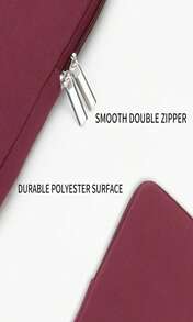 RAINYEAR 14 Inch Laptop Sleeve Case Protective Soft Padded Zipper Cover Carrying Computer Bag With Accessories Pouch, Compatible With 14" Notebook Tablet Chromebook (Pink) - MàuA - Xem 3