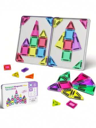 20/60pcs Mini Magnet Blocks, Magnet Toy Travel Mini Building Set STEM Travel Toy, Imagination Puzzle Toy For Boys And Girls, Holiday Birthday Gift, Perfect Christmas Gift