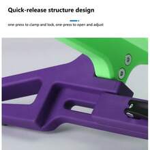 Stojak na rowery do użytku domowego, uniwersalny, podłogowy, regulowany, ekspozycyjny stojak na rowery Wheelie, do użytku wewnątrz i na zewnątrz, stojak na rowery szosowe i górskie – regulowana podstawa, stała podpórka i funkcja ekspozycji, uchwyt na rower do użytku domowego, do bezpiecznego przechowywania