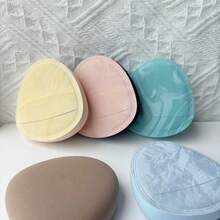 lyanxinlei 1 pezzo Cuscinetto in polvere di marshmallow, cuscinetto per polvere di trucco riutilizzabile, cuscinetto per polvere di trucco per viso e occhi, cuscinetto morbido per fondotinta e polvere di trucco, adatto a tutti i tipi di pelle.