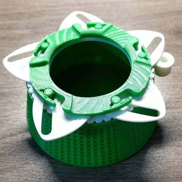 Boîte imprimée en 3D avec iris mécanique, tirelire rotative et boîte de rangement | Couleur aléatoire originale à assembler soi-même | Organiseur de bureau de haute qualité pour adultes et gadgets