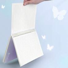 4 Packs A5 Spiral Notebooks With Double Coil - 60 Pages Each, Elegant Love Letter & Butterfly Design, Lined Paper Journals, Ideal For Gift, Girls' Diary, Office Or School Supplies
