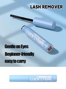 Soluzione rimuovi colla per ciglie finte, portatile per uso on-the-go, delicata e adatta ai principianti per una facile rimozione di ciglie finte.