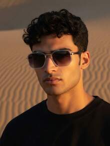 Men Fashion Glasses - Clear - View 2