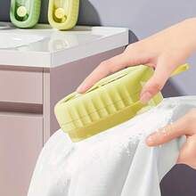 Cepillo de goma suave multifuncional para la colada con dispensador de líquido, cepillo rodillo, cepillo de limpieza con liberación de líquido tipo prensa con cerdas suaves, cepillo para zapatos - Multicolor - Ver 7