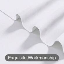 - Cortinas de teln de fondo blanco de 10x 10 pies para fiestas, cortinas de teln de fondo con bolsillos para barra para decoracin de bodas, escenarios, cumpleaos, reuniones familiares, 2 - W5' x H10' (2 paneles) + Blanco - Ver 5