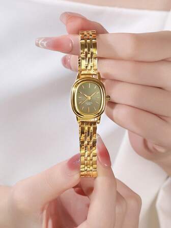 LIANDU LIANDU 这款复古风格的休闲时尚迷你椭圆形女士石英表，采用绿色表盘和椭圆形表壳，非常适合日常佩戴。无论是作为生日礼物、派对礼品、节日礼物，还是犒劳自己或朋友，都是不错的选择。