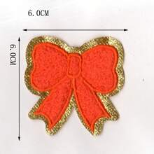 1pc Gold Edged Butterfly Embroidery Patch, Suitable For Clothing, Bags, Shoes, Hats, Home Decor, Iron-On