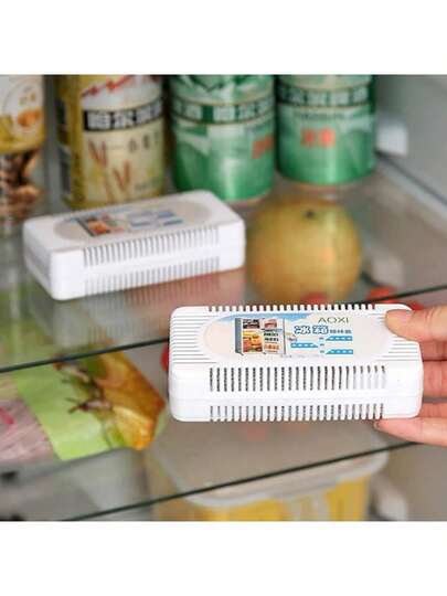 Detergente desodorante para refrigerador, ambientador para el hogar, absorbente de olores, desodorizador de carbón de bambú activado, caja purificadora