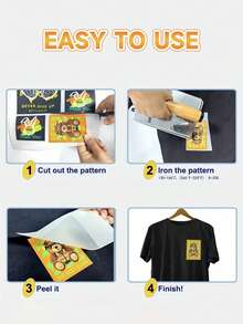 DTF Stickers, Customized Heat Transfer Stickers, Personalized Clothing Prints, Cool Creative Custom Heat Transfer Film, Sticker Patches DIY Heat Transfer Stickers, Label Logos, Personalized Heat Transfer Film, Washable Heat Transfer Labels And Badges, Suitable For Customizing Clothing, T-Shirts, Pillows, Bags, Shoes, Hats, DIY Craft Materials, Unique Holiday Gifts, Very Meaningful - Multicolor - View 3