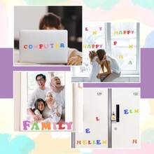 260pcs Foam Letter Stickers 10 Colors SelfAdhesive AZ Alphabet Stickers For DIY Crafts Scrapbooking School Projects And Party Decorations - 彩色 - 查看 7