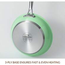 Mint Green Nickel Free 20 CM Fry Pan Stainless Steel No Toxic Flat Bottom Skillet Induction No Toxic Omelette Frying Pan - MintGreenStainlessSteelFryPan - View 3
