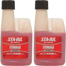 STA-BIL Storage Fuel Stabilizer - Keeps Fuel Fresh For 24 Months - Prevents Corrosion - Gasoline Treatment That Protects Fuel System - Fuel Saver - Treats 10 Gallons - 4 Fl. Oz. (22204) (Pack Of 2)
