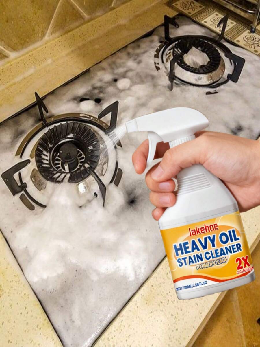 jakehoe Kitchen Degreasing Cleaning Spray, Suitable For Heavy Grease, Range Hood, And Kitchen Utensils Cleaning (Random Delivery Of New And Old Versions)