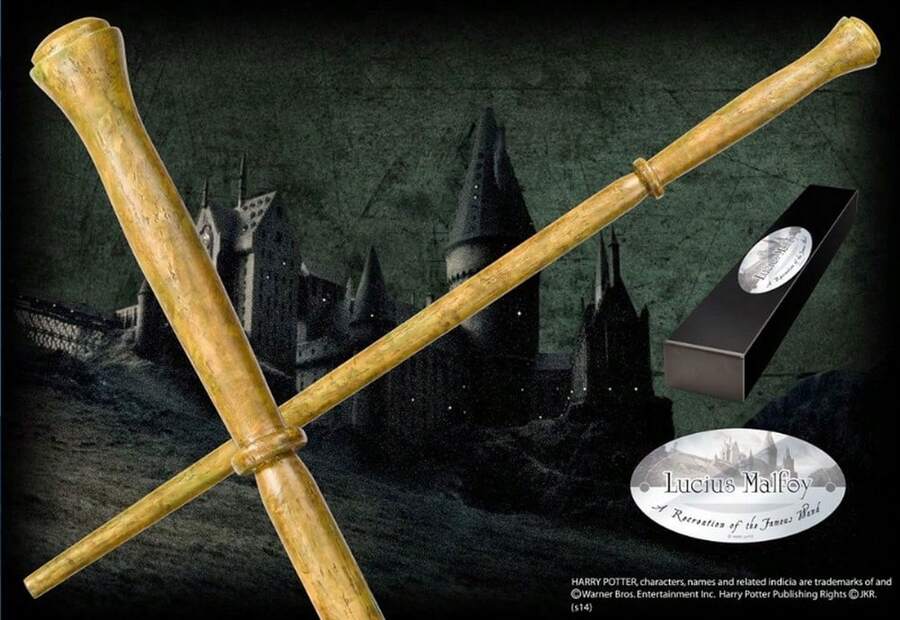 The Noble Collection The Noble Collection Lucius Malfoy Character Wand - Gold - View 1