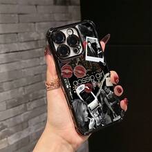 G- TV Hot Teléfono Funda Compatible con para for  16 15 14 13 12 11 Pro Max X XR XSMAX 8 7 Plus, Transpirante, Transparente, Funda Dura, Resistente a Golpes. - Color mezclado 1 - Ver 2