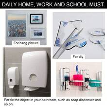 30pcs Double Sided Tape, Wall Tape Suitable For Home, Office, Car, Outdoor Use - Black - View 8