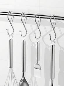 5个S型不锈钢弹簧夹挂钩 - 彩色 - 查看 6