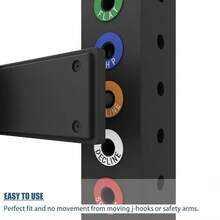 Power Squat Rack - Rotuladores magnticos de posicin para recordatorios de gimnasio en casa, gimnasio y cochera, imanes para sentadillas, anillos identificadores para rack de alimentacin J - Cup dimetro del crculo interior 1.1 pulgadas - Diámetro 1,1 pulgadas - Ver 4