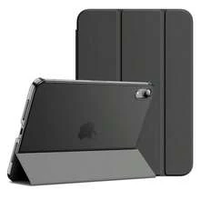Funda compatible con iPad (A16) de 11.ª generación de 11 pulgadas de 2025, iPad de 10.ª generación de 10.9 pulgadas de 2022, funda protectora con soporte y carcasa trasera de PC translúcida, compatible con Touch ID, color azul marino. Compatibilidad: especialmente compatible con iPad (A16) de 11.ª generación de 11 pulgadas de 2025 (modelo: A3354, A3355, A3356)