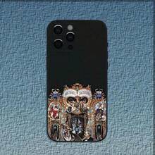 Singer M-Michael J-Jackson Phone Case Compatible With  16,15,14,13,12,11,Pro,X,XS,Max,XR,Plus,Mini Soft Black Cover, Cover Compatible With  17 Pro Max Case,  17 Pro Case,  17 Case,  16 Pro Max Case - z8 - 查看 12