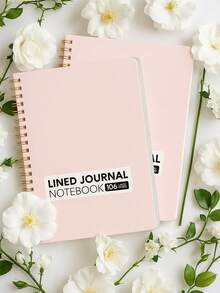 Trees A5 Lined Notebook, 106 Pages Minimalist Daily Planner Notebook With Date And Index Section, Quick Start For Personal Notes, Office Meetings, Office Supplies, Study Supplies, Christmas Gift