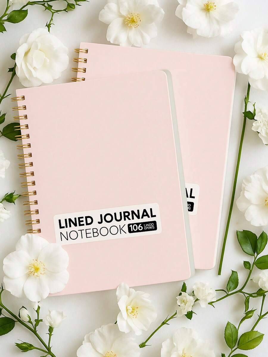 Trees A5 Lined Notebook, 106 Pages Minimalist Daily Planner Notebook With Date And Index Section, Quick Start For Personal Notes, Office Meetings, Office Supplies, Study Supplies, Christmas Gift