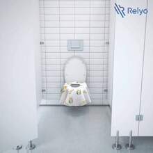 Fundas de asiento de inodoro desechables u2013 Paquete de 20 u2013 Impermeables, ideales para nios y adultos, grandes, envueltas individualmente para viajes, entrenamiento de bao pblico para nios - Búhos + 20 unidades (paquete de 1) - Ver 8