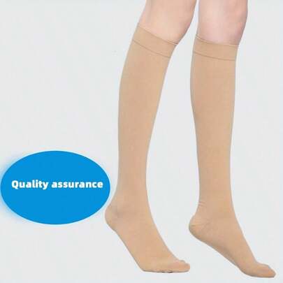 1 Paar Herren und Damen Stützstrümpfe mit progressiver 15-20 mmHg mäßiger Kompression, geeignet für Fitness, Training, Radfahren und Radsport