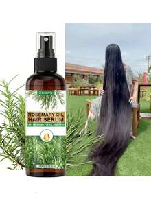 Rosemary Biotin Strengthening Essence, Rich In Rosemary Leaf Oil And Biotin, Offers 10 Conditioning And Styling Benefits, Leaving Hair Soft For 72 Hours, Moisturized 360°, And Smoothing Dry, Rough Hair. - 100ml - 查看 5