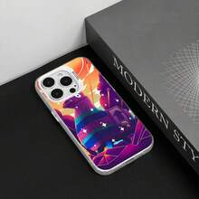 1 pezzo Custodia per telefono Fornite, custodia per telefono con motivo IMD e guscio argentato, compatibile con 16, 15, 14, 13, 12, 11 Pro Max Plus, compatibile con custodia 17, custodia 17 Pro, custodia 17 Pro Max