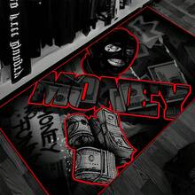 1pc Gangster Dollar Design Carpet, Hip Hop Street Style, Suitable For Living Room And Bedroom Decor Kitchen Rug - Multicolor - View 3