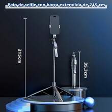 EMAGIE Cell Phone Tripod - 215 Extendable Cell Phone Stabilizer Tripod With Detachable Wireless Controller Selfie Stick Compatible With Camera Fill Light - 1 - 查看 2
