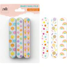 Nail File - Colorful Emery Board Gentle Care Nail Files Grooming Essentials  And - Multi - View 1