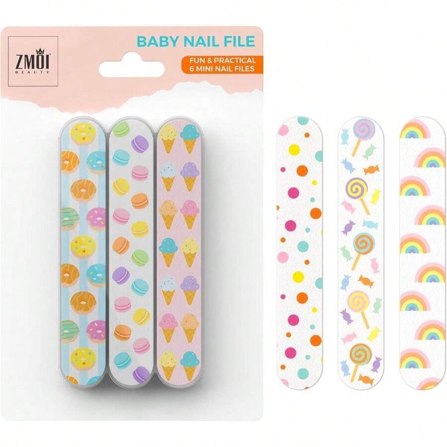 Nail File - Colorful Emery Board Gentle Care Nail Files Grooming Essentials  And - Multi - View 1