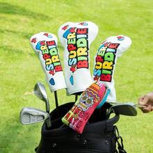 Club Covers, Birdie Design Driver Covers, Fairway Wood And Hybrid Covers With Interchangeable Tags, Premium PU Leather Club Covers - 混合型(1個) - 查看 10