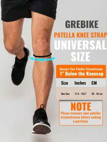 1-2-4Pcs Patella Tendon Support Belt, Knee And Patella Stabilizer Knee Belt Support, Suitable For Hiking, Football, Basketball, Running, Jumper Knee, Tennis, Volleyball And Squat ﻿ - Multicolor - View 4