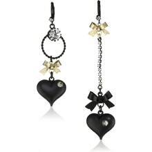 Heart Bow Drop Earrings