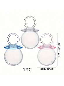 12 Carriage Candy Boxes - Transparent Plastic Makes Them Shinier - Gift Containers, Blue And Pink Can Better Blend Into Various Occasions, Suitable For Decorating Parties And All Kinds Of Events