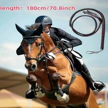 1pc 1.8m Equestrian Training Whip - Lightweight Riding Whip, Suitable For Beginners And Equestrian Practice - Flexible Fiberglass Core, Soft Grip - Essential For Autumn Equestrian, Equestrian Gift, Riding School Supplies, Stable Training Tool, Dressage Whip Upgrade - Multicolor - View 8