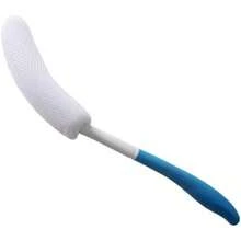 Cepillo de bao largo antideslizante con curvado para bao y ducha de mujeres de mediana edad, ancianasembarazadas, 15.33 pulgadas - blanco - Ver 1