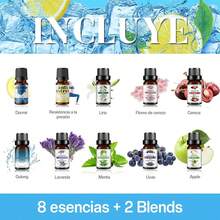 Essential Oil Diffuser: 550ml Water Drip Rain Humidifier Air Humidifier, Aroma Diffuser - Colors With Remote Control Timer, For Home And Office (White) - 白色的 - 查看 9