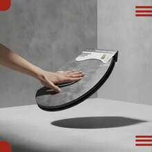 Universal Oval White Padded Toilet Seat, White, Black, Gray And Marbled Models - Mármore Cinza - Xem 5