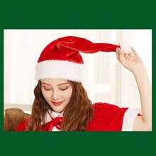1 Piece Cross-Border Christmas Hat, Plush Hair Accessory, Cosplay Costume Accessory, Headwear, New Year Party Photo Prop.