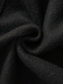 1pc Tween Boys Casual Loose Outdoor Sports Workout Side Pocket Straight Leg Thermal Lined Warm Sweatpants, Autumn/Winter