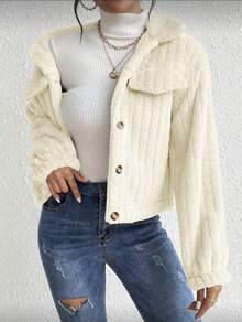 Women Coats - White - View 4