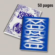 KPOP//SKZ “KAMBA”专辑商品 A5 螺旋笔记本，横格笔记本，KPOP 商品，笔记本，日记，50 页，送给朋友的礼物，珉豪，徐昌彬，黄，志成，金善宇，杨正仁 - 彩色 - 查看 6